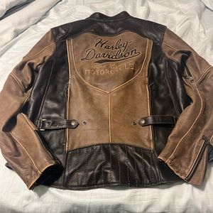 Harley Davidson women leather jacket 2X never worn